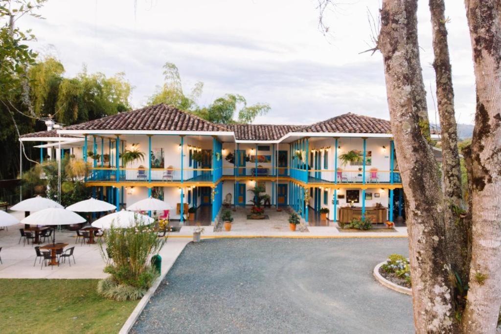Hotel Hacienda Santa Clara Santa Rosa de Cabal Exterior foto