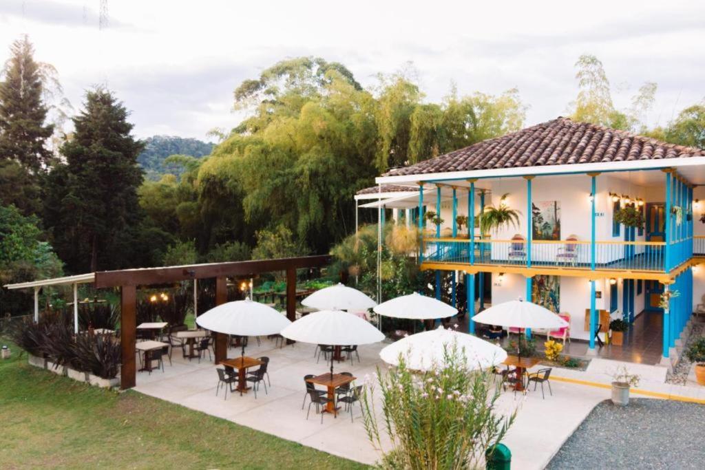 Hotel Hacienda Santa Clara Santa Rosa de Cabal Exterior foto